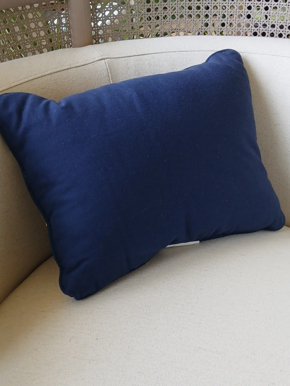 Goodwin Weavers FIRST US FLAG Red Blue 13 Star Tapestry Pillow 16x13